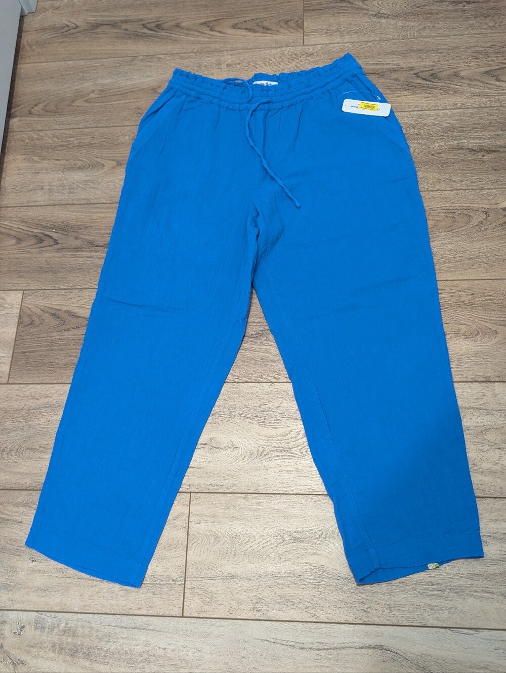 Women's Casual Drawstring Pants - Blue